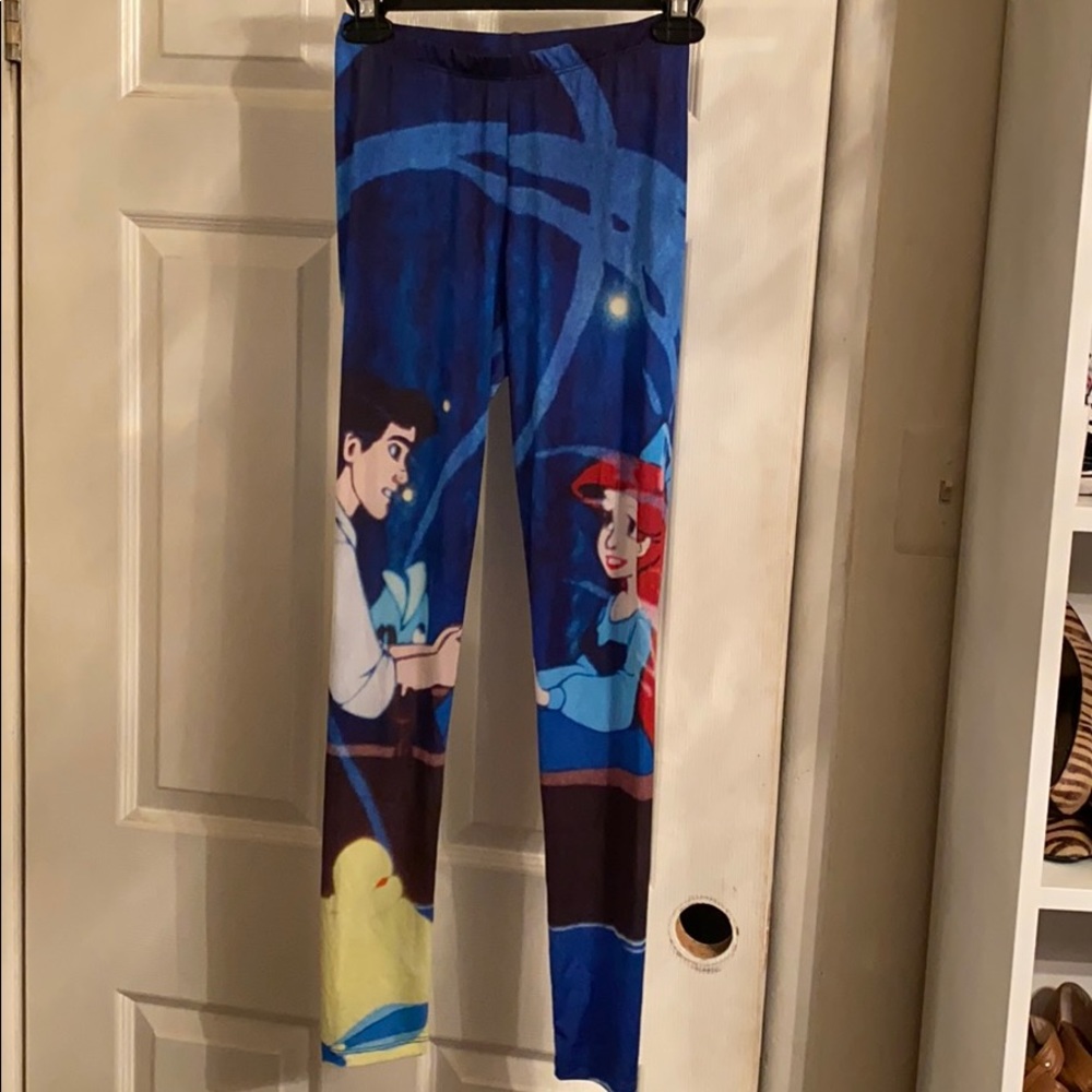 Disney little mermaid leggings. Never worn